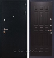 Входная стальная дверь Лайт 3К (Черный Бархат / Венге)