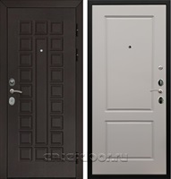 Входная металлическая дверь Армада Сенатор с замком Cisa ФЛ-117 (Венге / Грей софт)