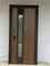 Входная дверь Термо Арктика ЧК с окном (Дуб / Лиственница) для частного загородного дома и дачи 30131