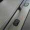 Входная дверь с терморазрывом Термолаб 1 Тепло №31 - Белый софт, зеркальная вставка с тонировкой для частного загородного дома и дачи 31406
