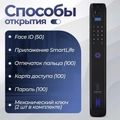Входная дверь Роял Смарт - зеркало тонированное Максимум Черный кварц для установки в квартиру 31582