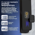 Входная дверь Роял Смарт - 22 Графит софт, черная вставка для установки в квартиру 31647