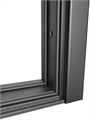 Входная дверь Урбан Блэк с умным замком - Лучи Белый матовый для установки в квартиру 32235