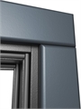 Входная дверь Тренд Графит с умным замком - Престиж Белое дерево для установки в квартиру 32873