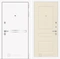 Входная металлическая дверь Лабиринт Line White 3 (Шагрень белая / Крем софт)