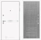 Входная металлическая дверь Лабиринт Line White 6 (Шагрень белая / Сандал серый)
