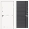 Входная металлическая дверь Лабиринт Line White 22 (Шагрень белая / Графит софт)