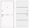 Входная металлическая дверь Лабиринт Line White 25 (Шагрень белая / Белый софт)